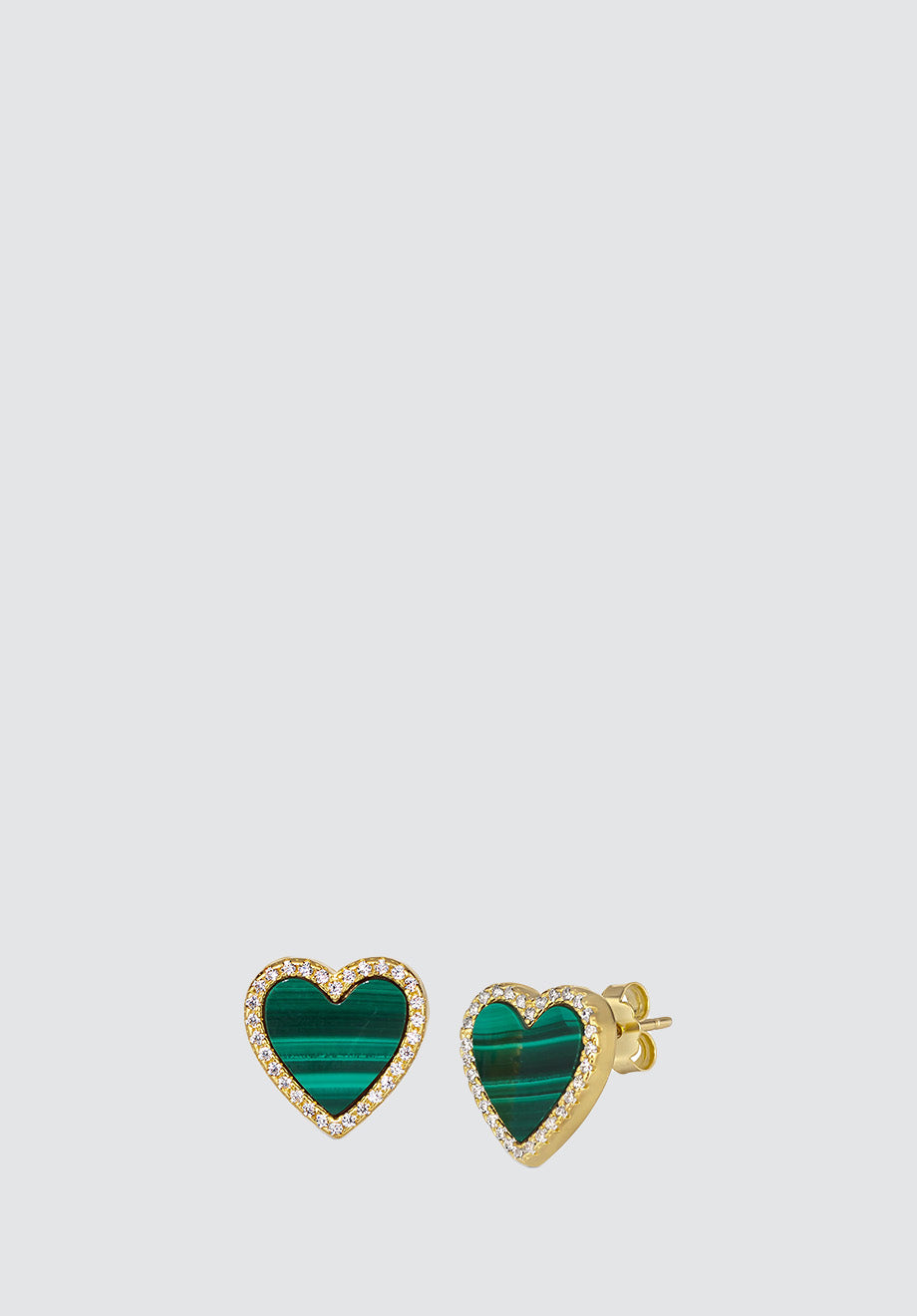 House of Cards 04 Malachite Earrings