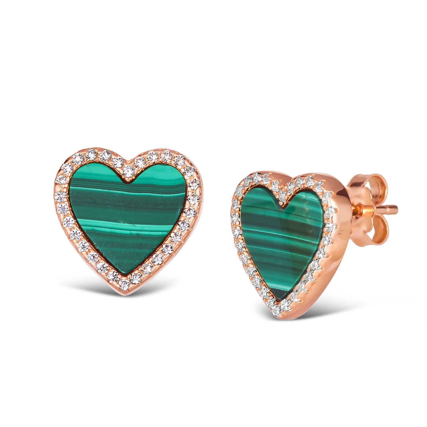 House of Cards 04 Malachite Earrings