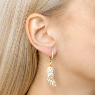 Olivia 26 Earrings Plume