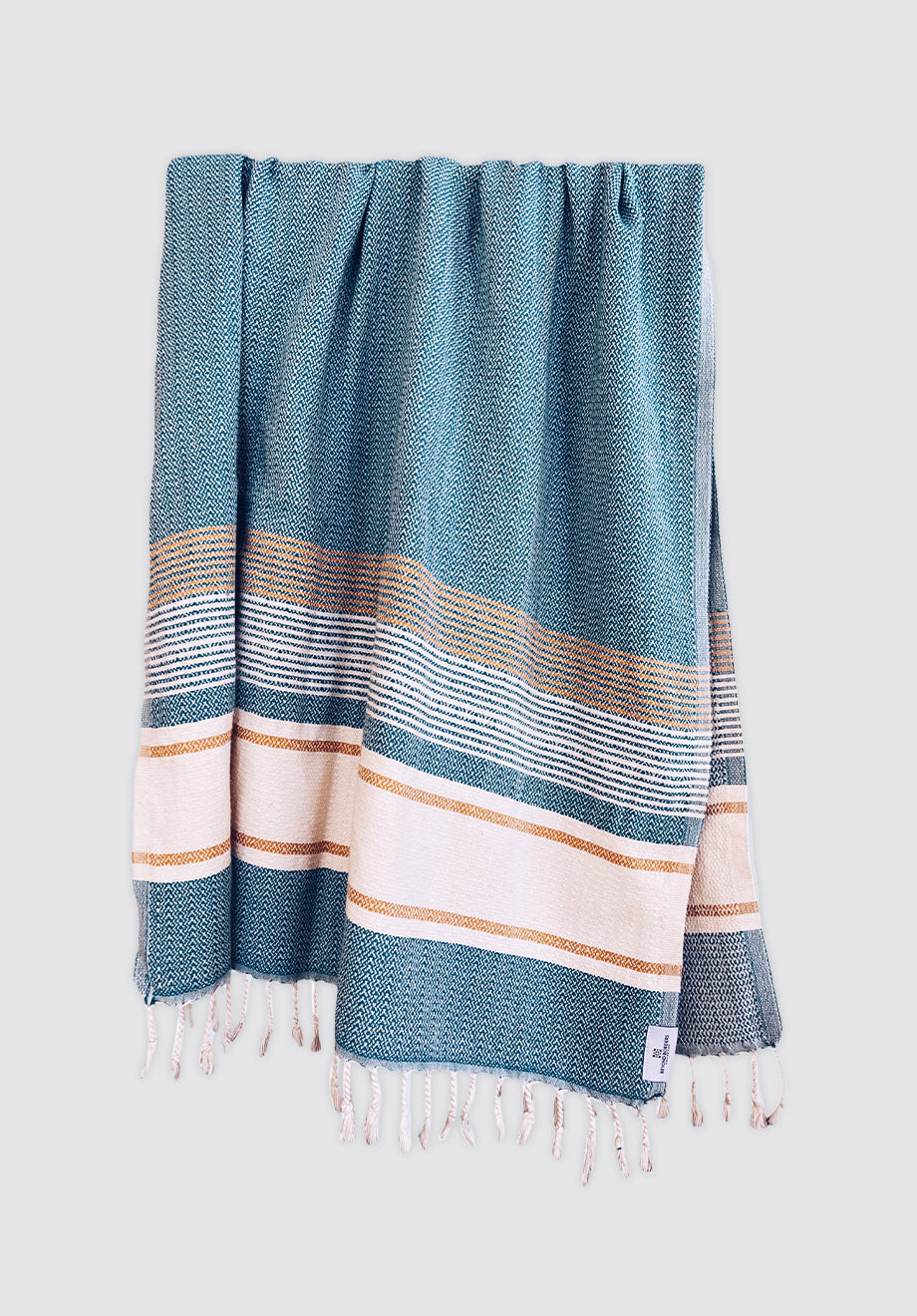 Cicek Turkish Cotton Towel / Throw | Teal