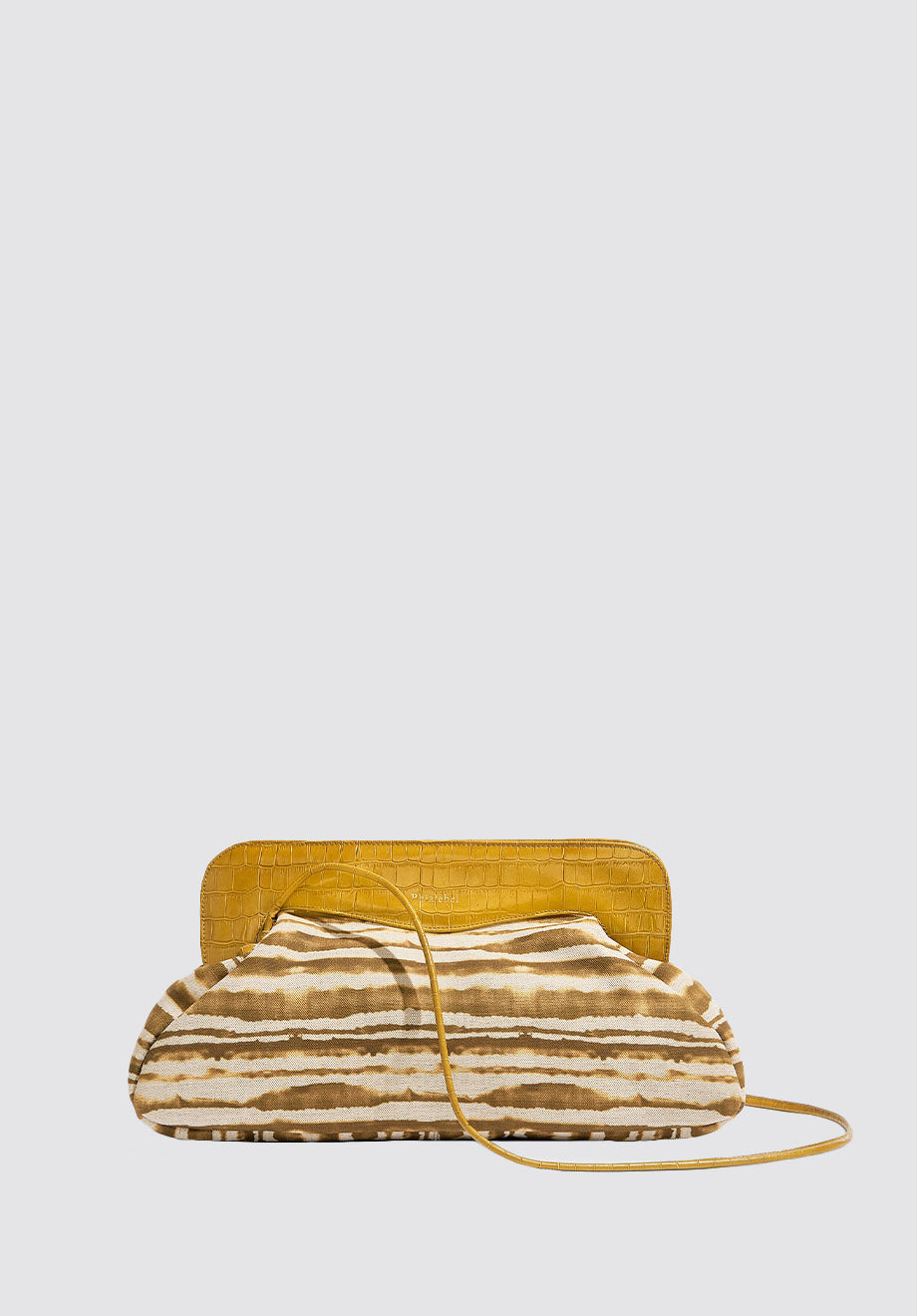 Constanza Maxi Clutch | Tie Dye Mustard