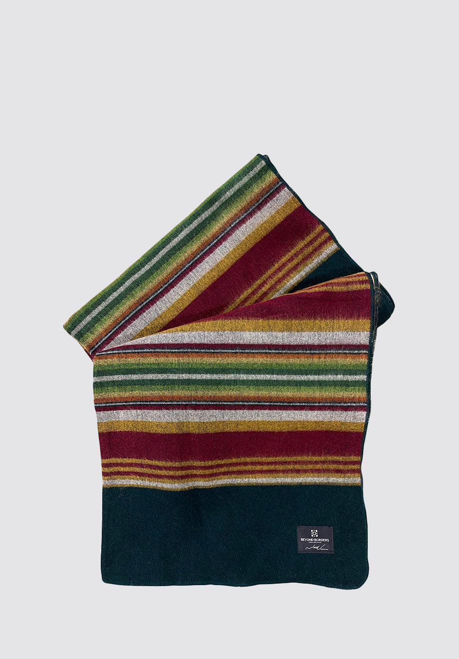 El Viajero Blanket | Colourful Green