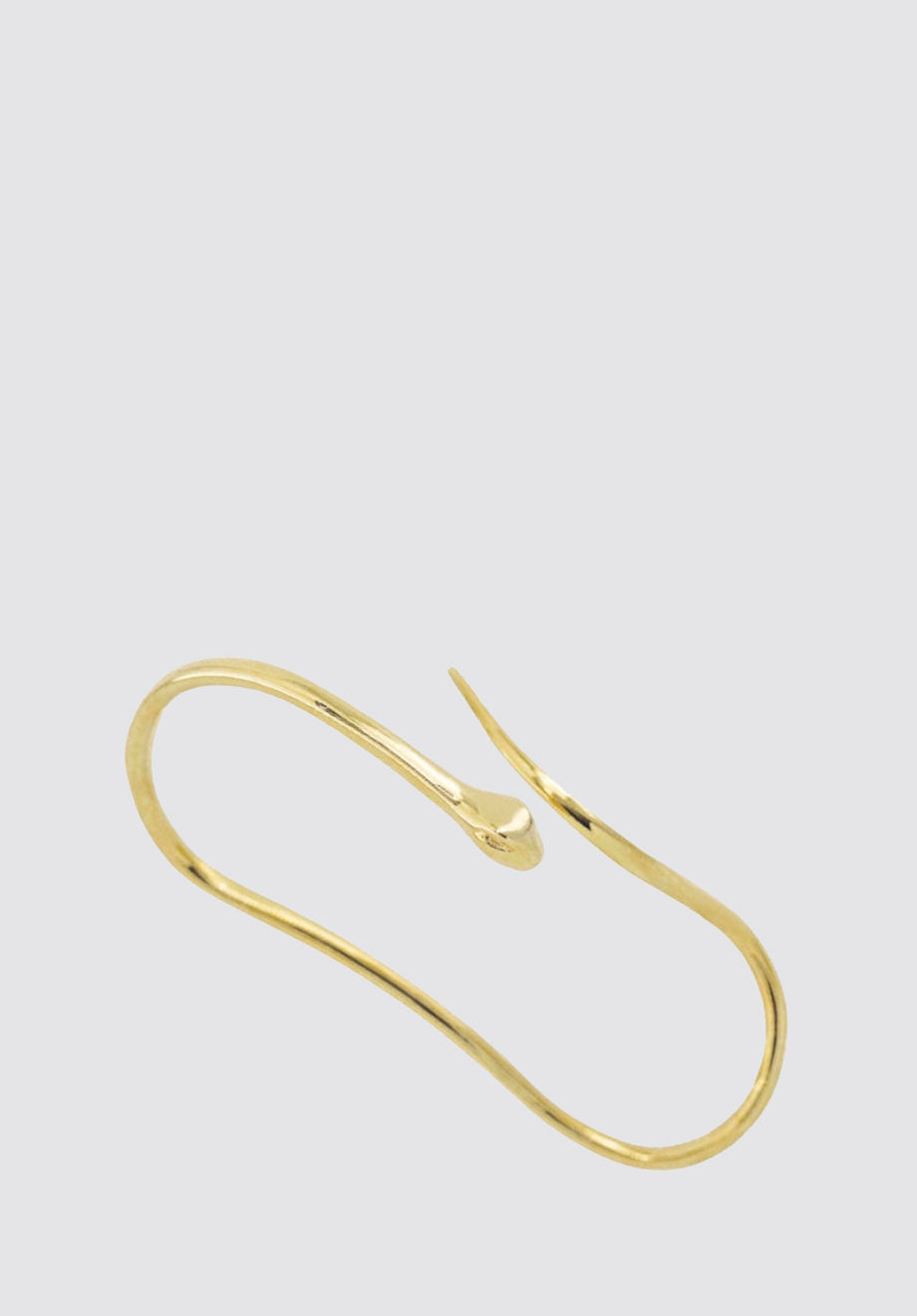 Snake Palm Cuff In Gold