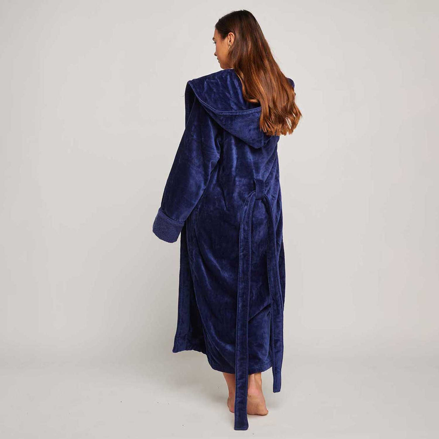 Organic Cotton Hooded Robe - Womens