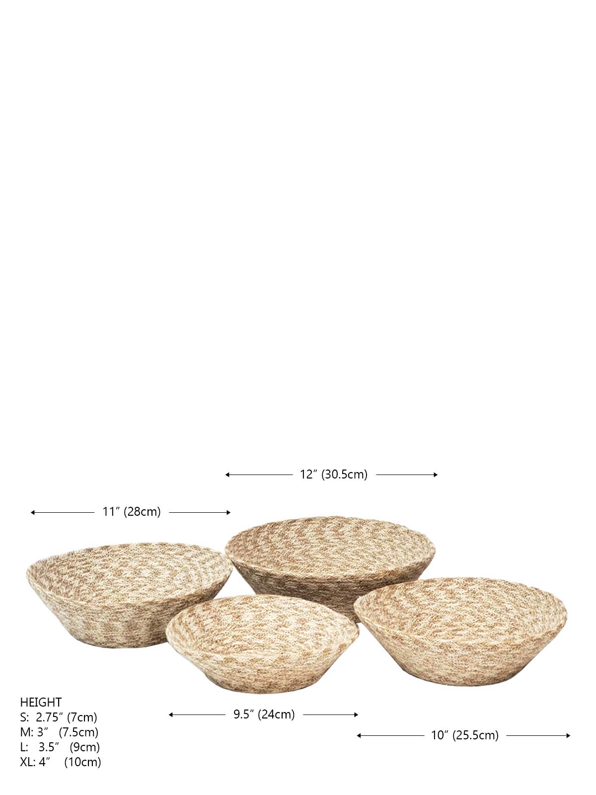 Agora Woven Nesting Bowl (Set of 4)