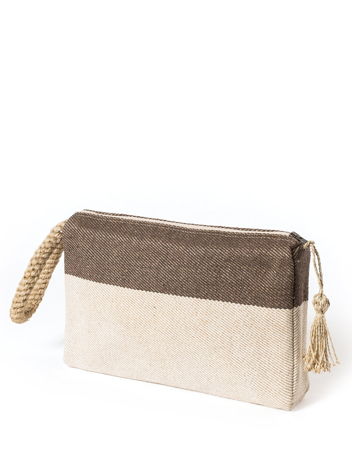 Block A Clutch | Brown