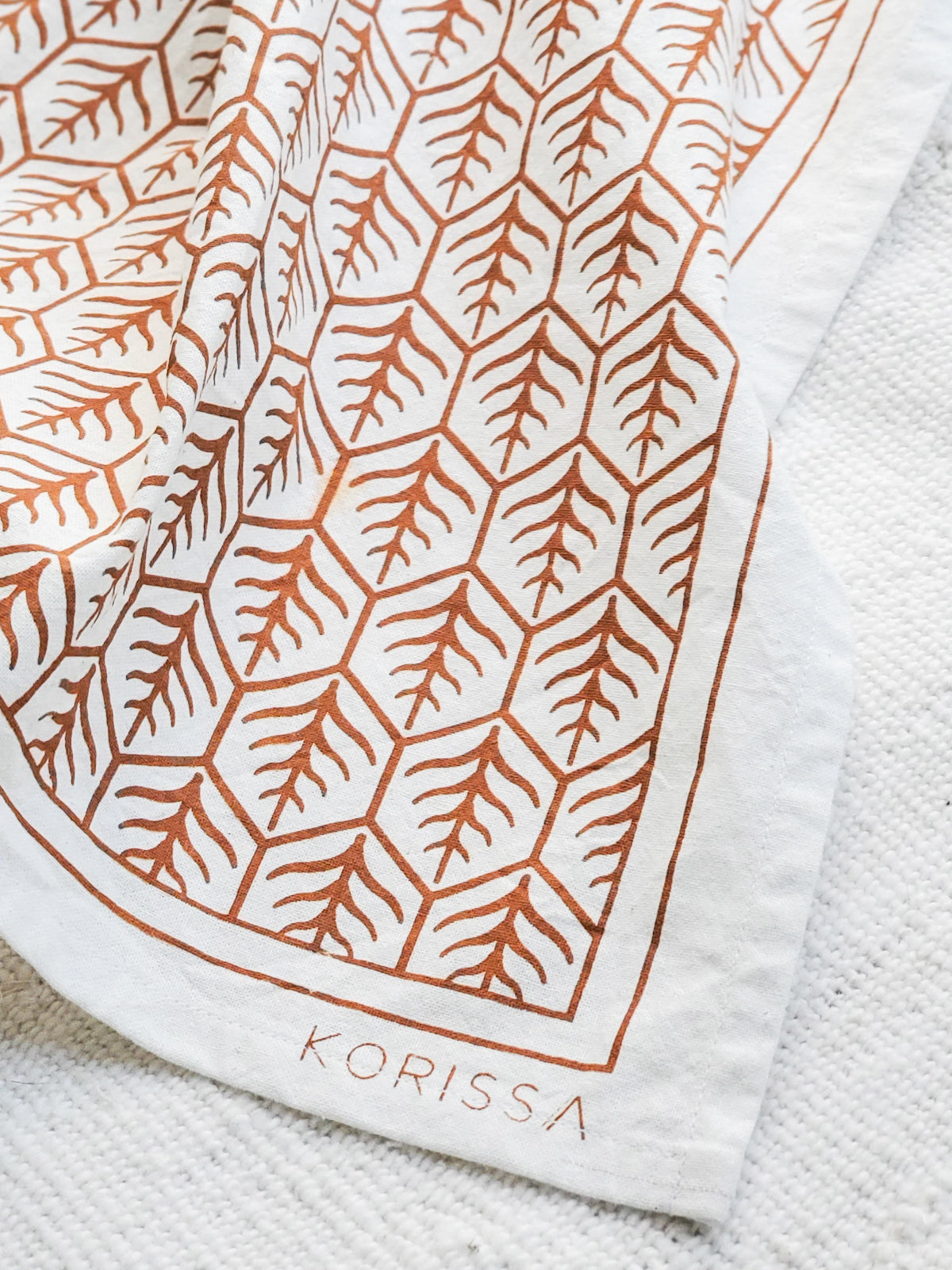 Hand Screen Printed Tea Towel | Set of 2