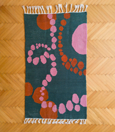 Bubble Trouble Kilim Rug | Small