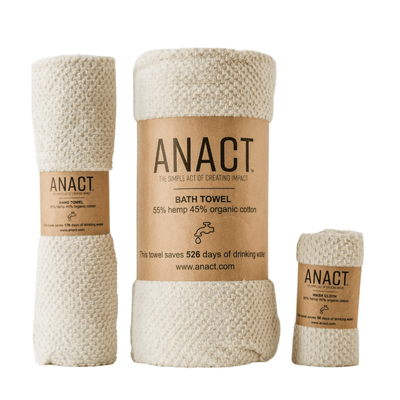 Hemp Bath Towel Set