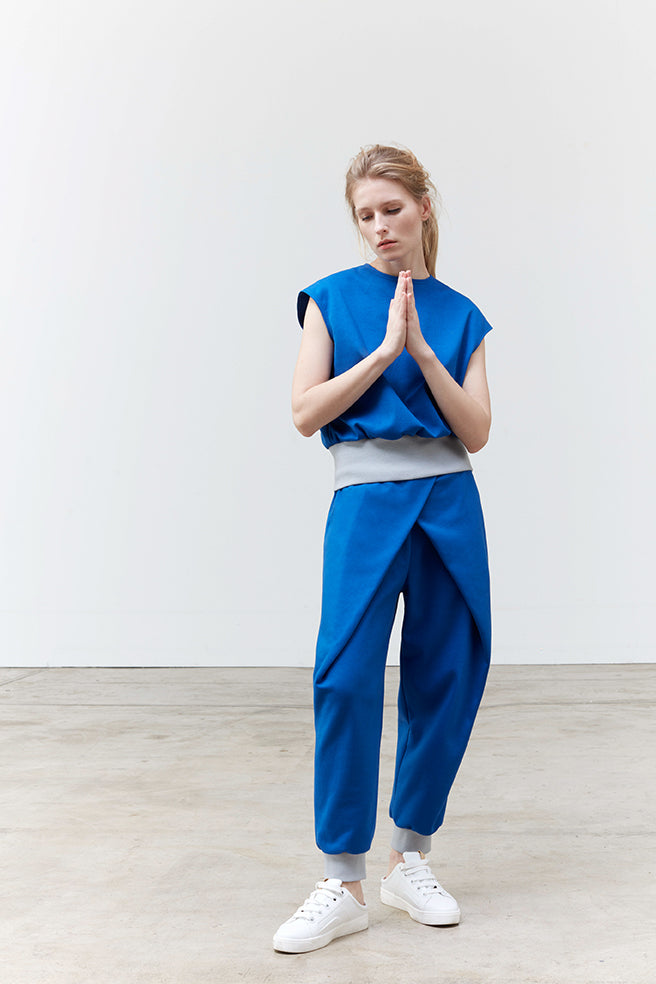 Shanti Yoga Top | Blue Lapis