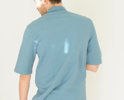 Oversized Polo Shirt | Blue