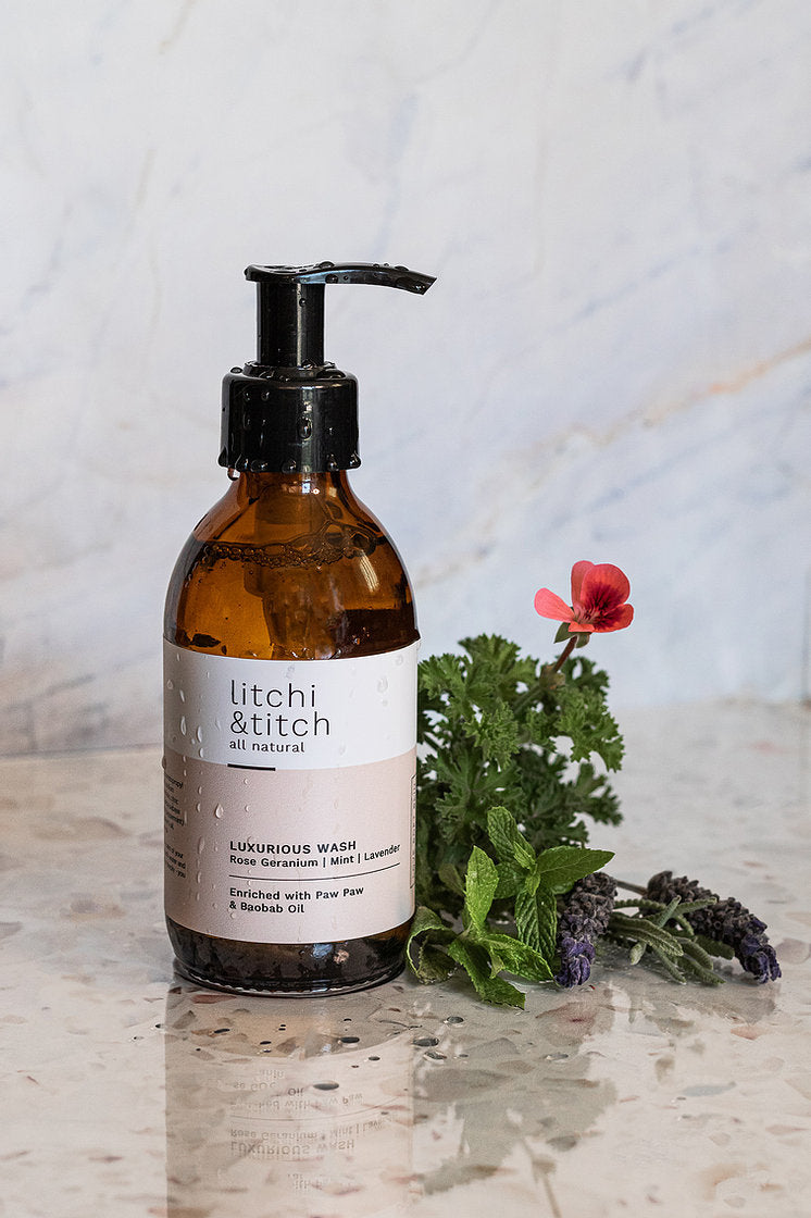 Rose Geranium, Mint & Lavender Luxurious Wash