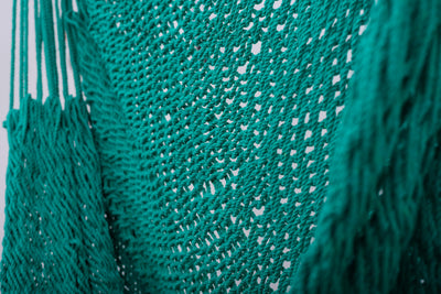 Teal Green Cotton Hammock Swing