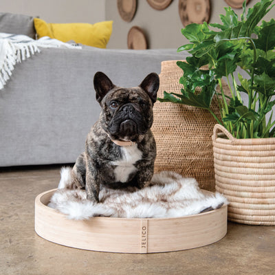 Brigitte Round Bamboo Pet Bed