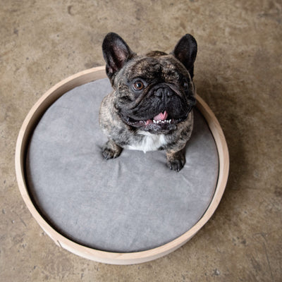 Brigitte Round Bamboo Pet Bed