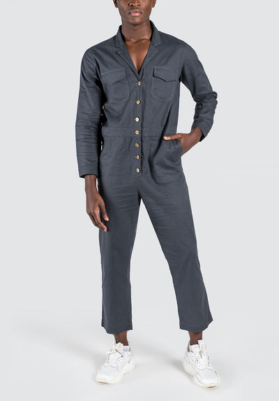 Enkosi Jumpsuit | Steel Blue