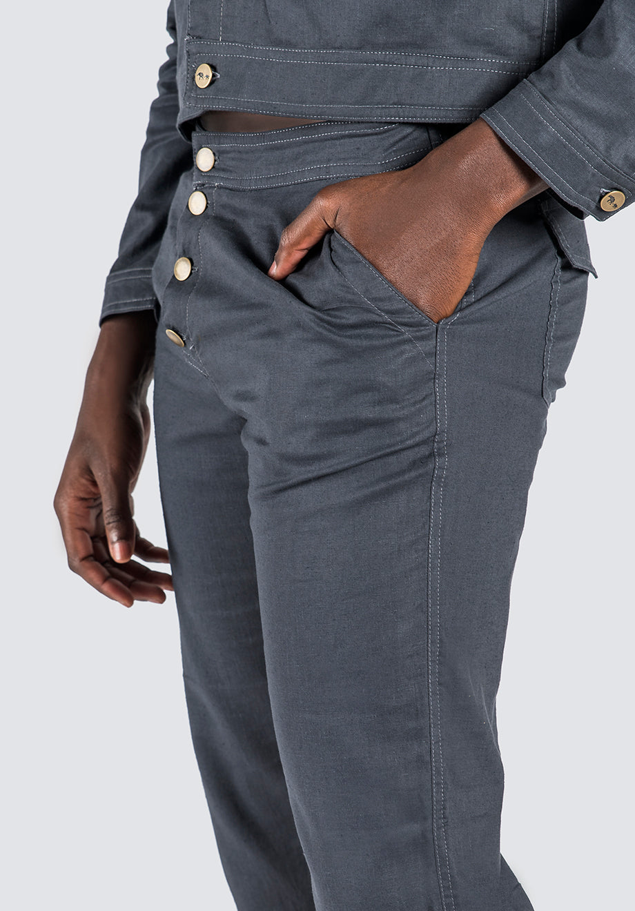 Njalo Pants | Steel Blue