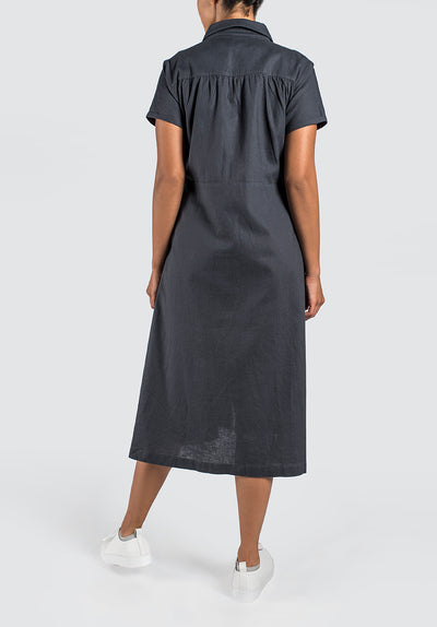 Umoya Dress | Steel Blue