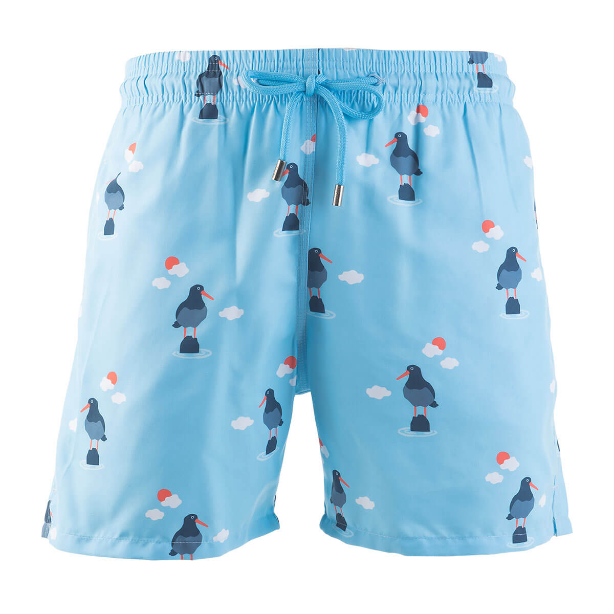 Swim Shorts - Oyster Catchers | Baby Blue