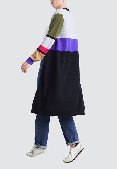 Colourblock Cashmere Cardigan | Colourblock