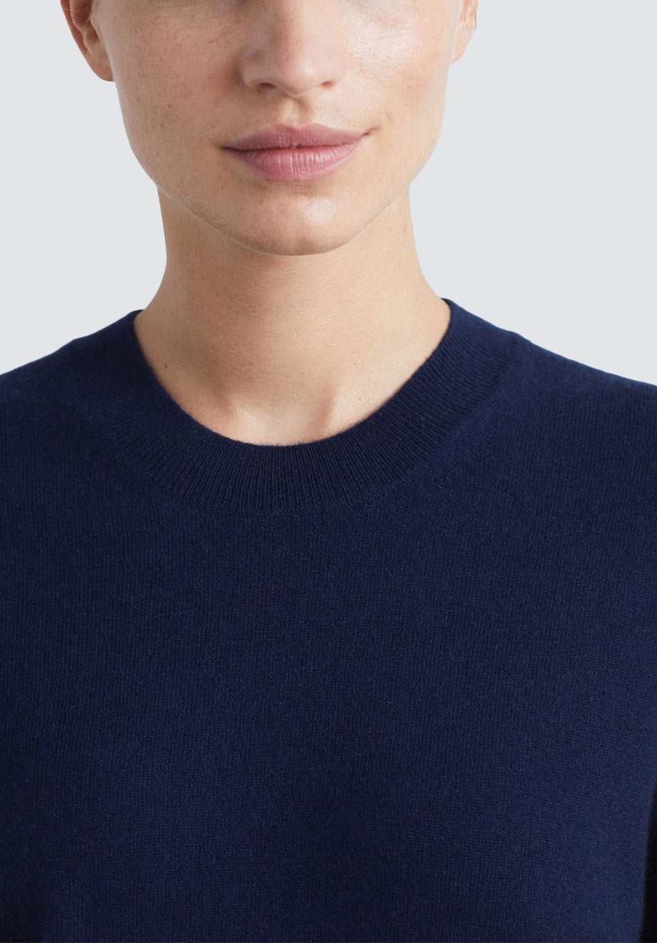 Cashmere Crew Neck Sweater | Midnight