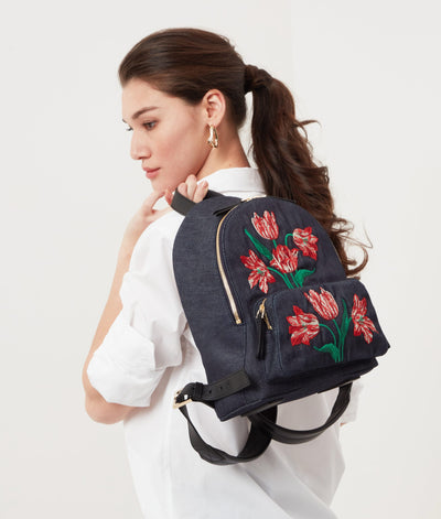 Emma Backpack | Re-Gen Denim