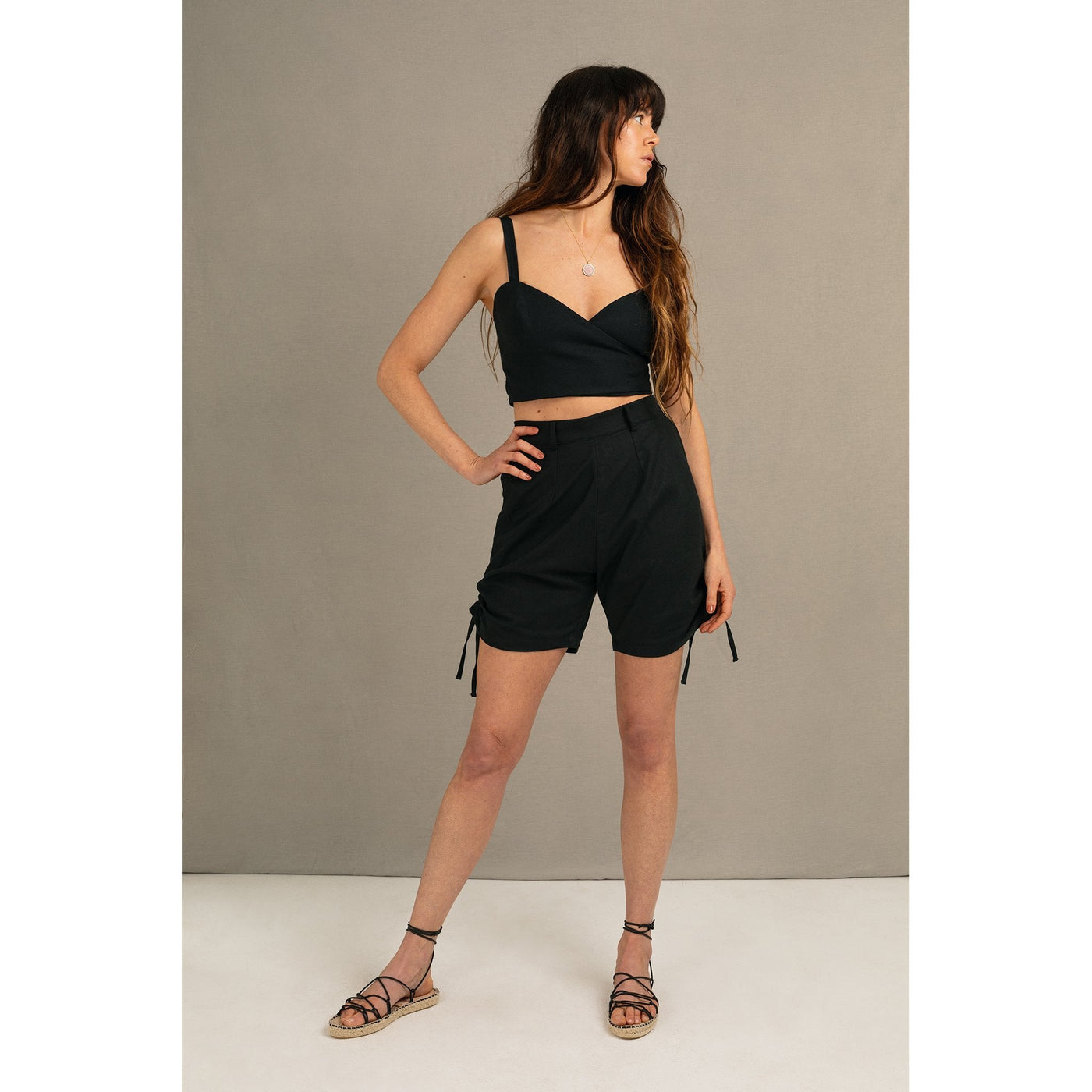 Bloom High Waisted Bermuda Shorts