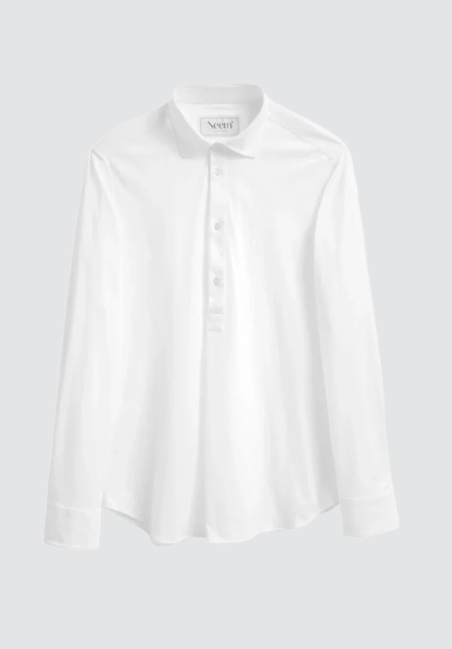 Recycled Italian | White Popover Shirt