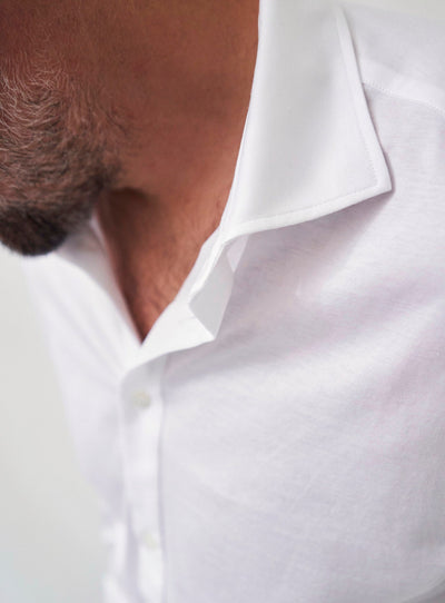 Recycled Italian | White Popover Shirt