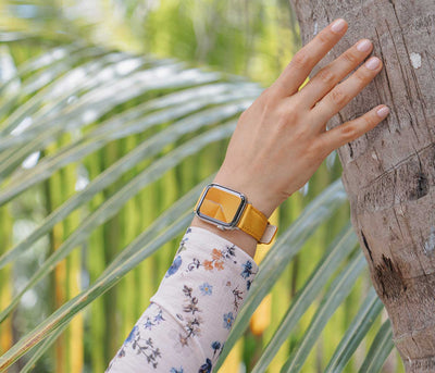 REcycled Golden Apple Watch Band