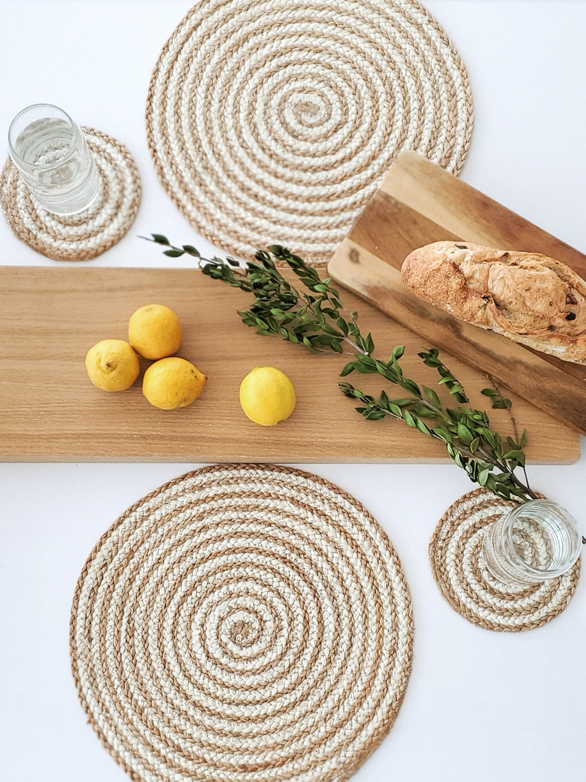 Kata Spiral Placemat | Natural (Set of 4)