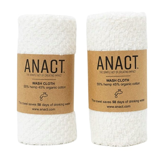 Hemp Wash Towel- 2 Pack