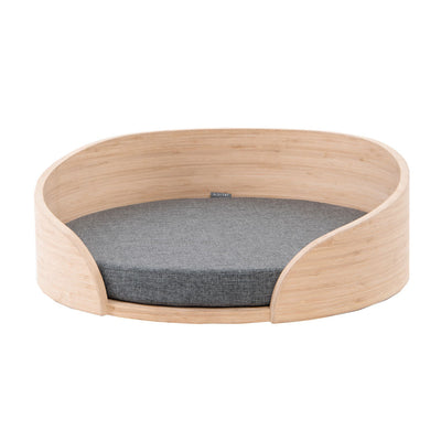 Zoey Half Circle Bamboo Pet Bed