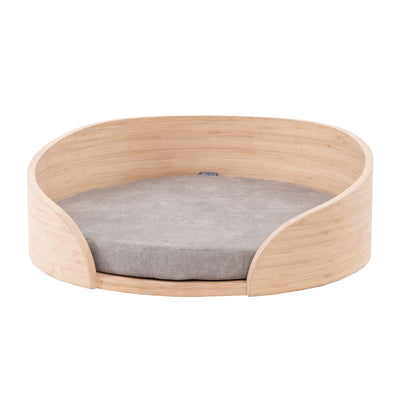 Zoey Half Circle Bamboo Pet Bed