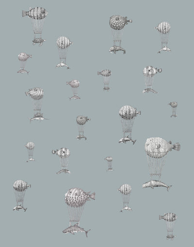 Montgolfier Fishes Wallpaper