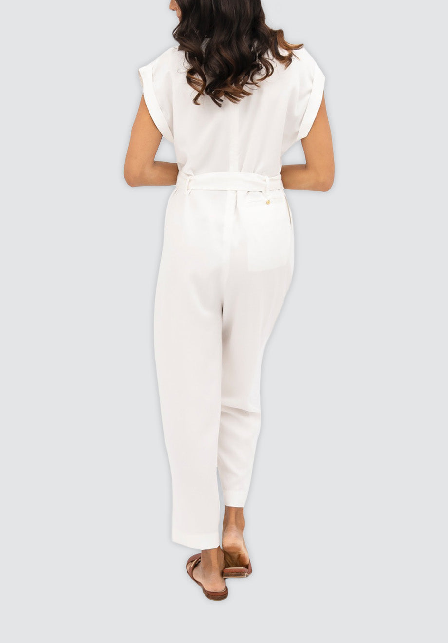 Dakar DSS - Straight Leg Jumpsuit | Porcelain