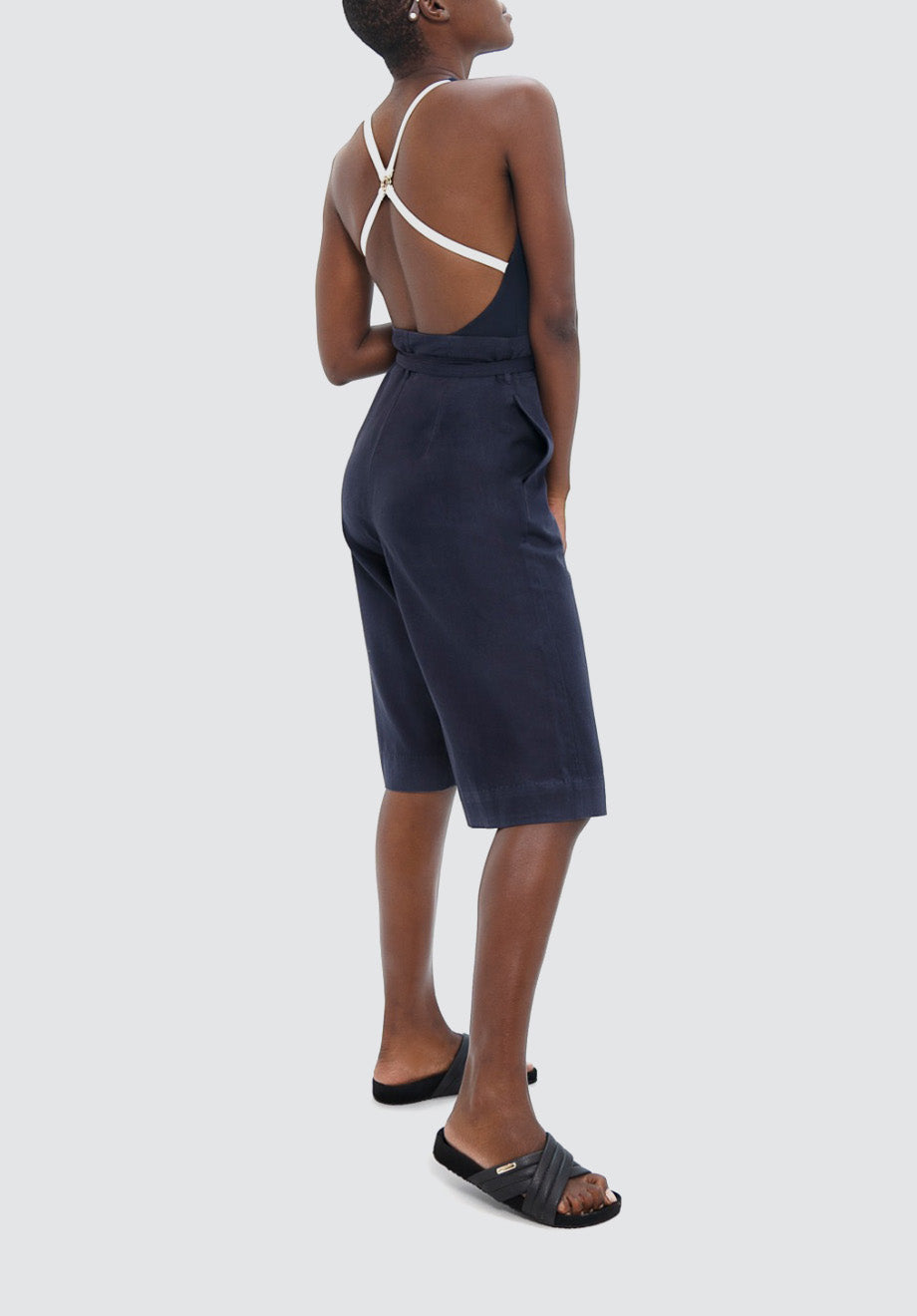 Florence FLR - Knee Pants  | Summer Night