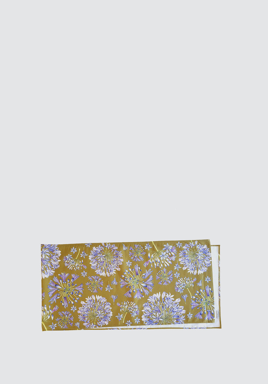 Agapanthus Cotton Table Runner