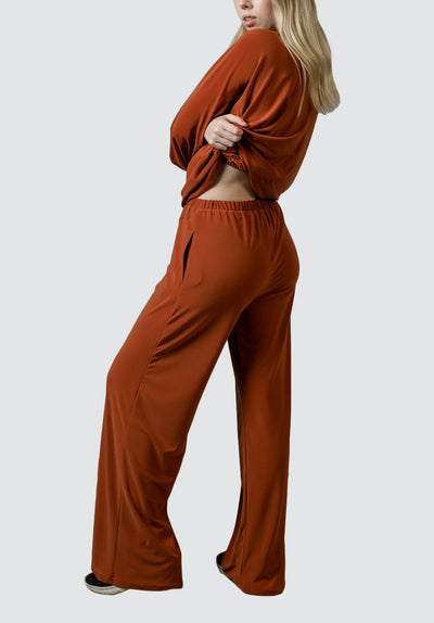 Jumpsuit Set | Rust