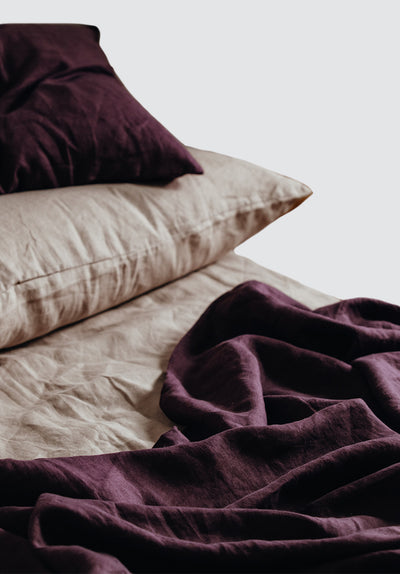 100% Linen Duvet | Bramble