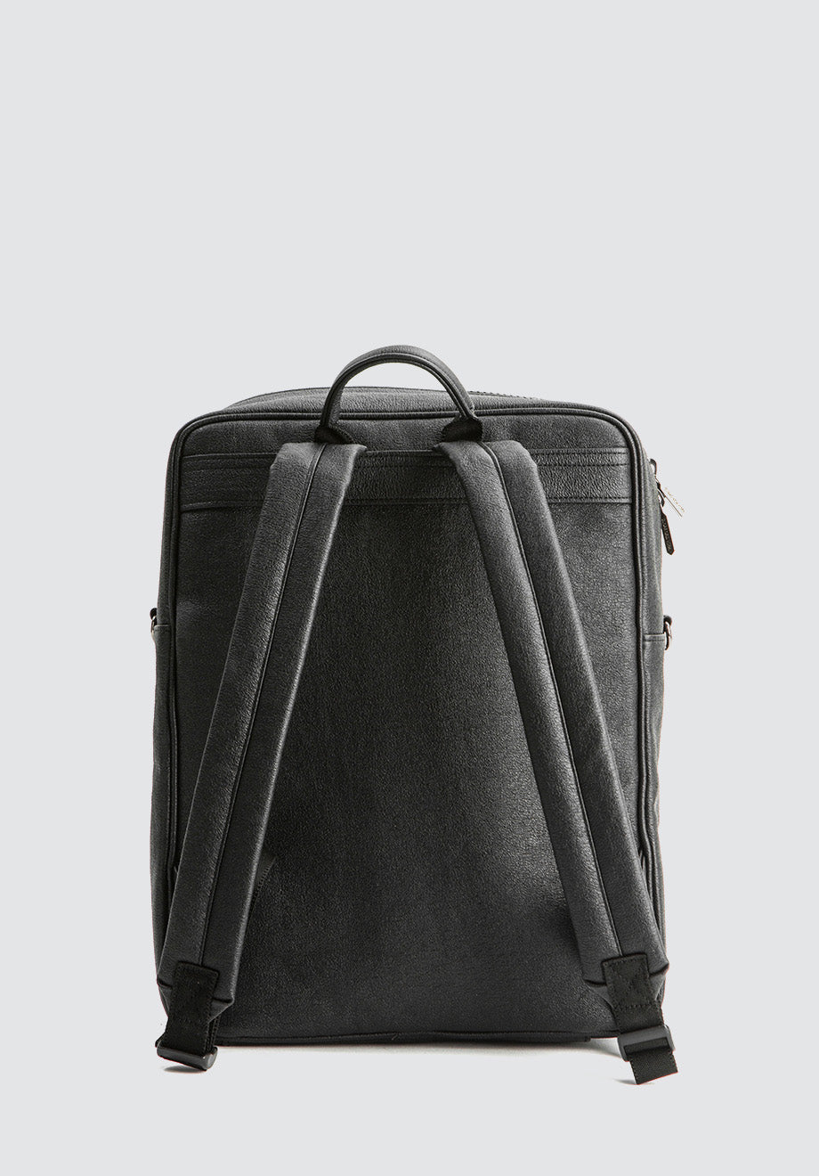 Jared | Grey Vegan Leather Men's Backpack