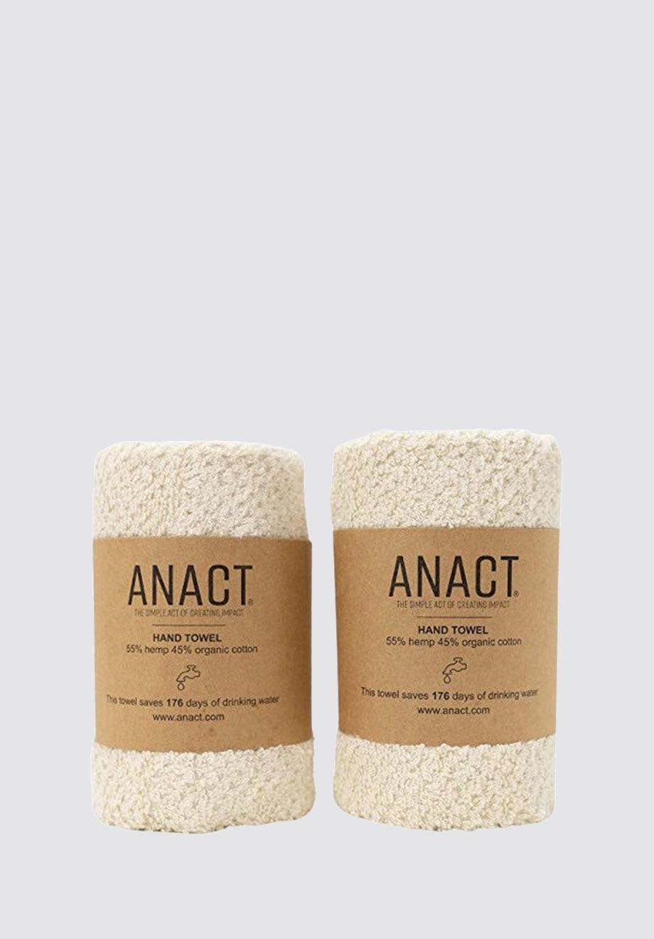 Hemp Hand Towel- 2 Pack