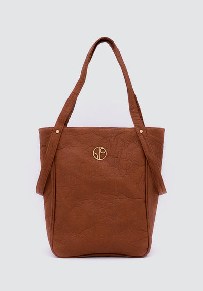 Tokyo NRT - Piñatex® Tote Bag | Mocha