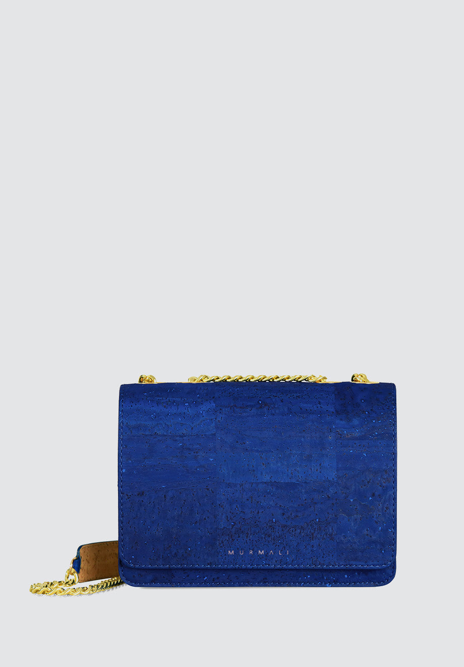 ALPHA Handcrafted Cork Vegan Crossbody Bag | Navy