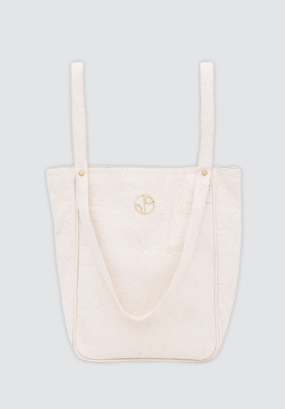 Tokyo NRT - Piñatex® Tote Bag | Latte