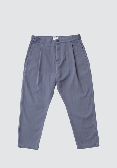 Cotton Weekend Trouser | Folkstone Grey