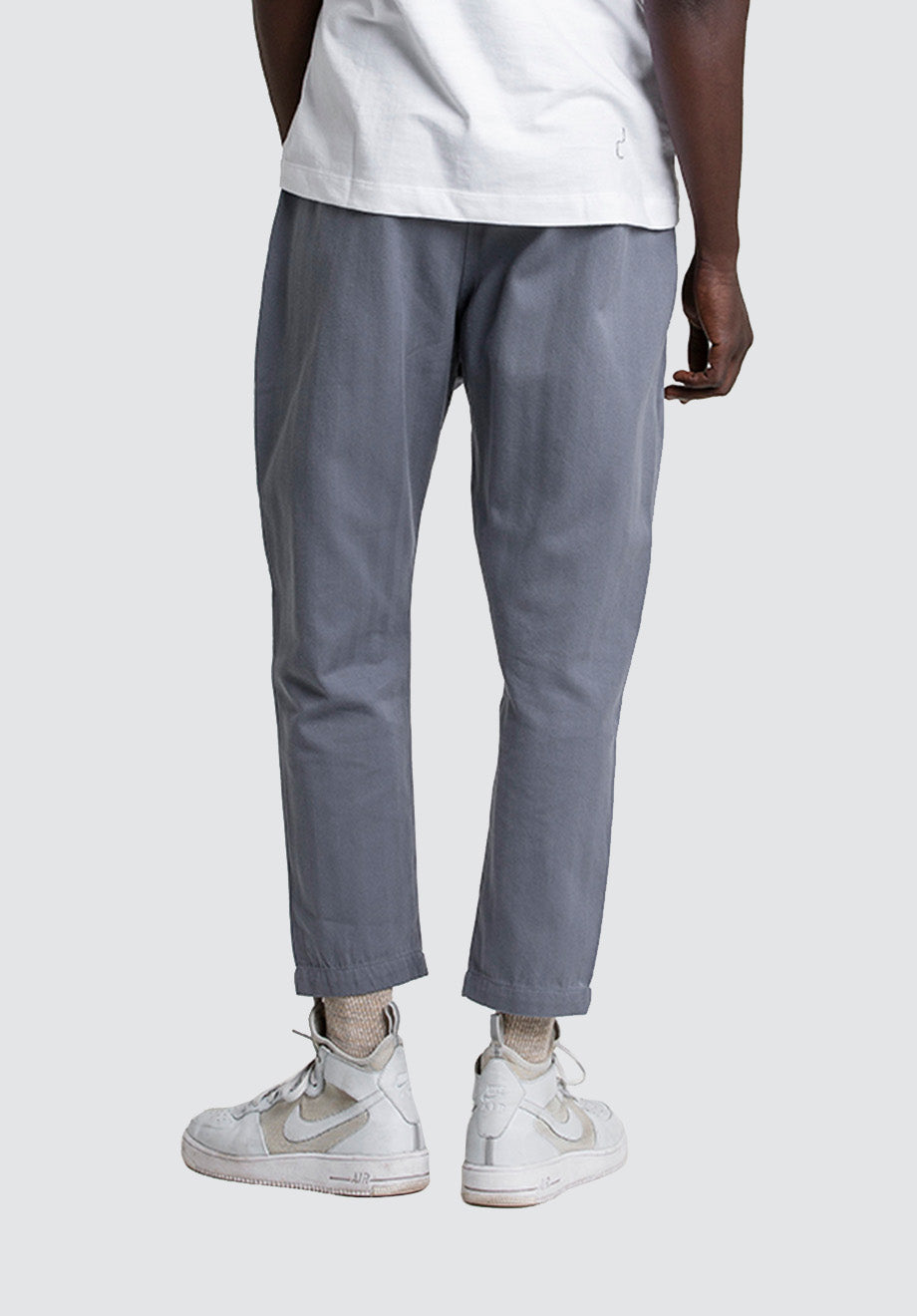 Cotton Weekend Trouser | Folkstone Grey