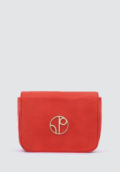 New York JFK - Piñatex® Belt Bag | Cherry