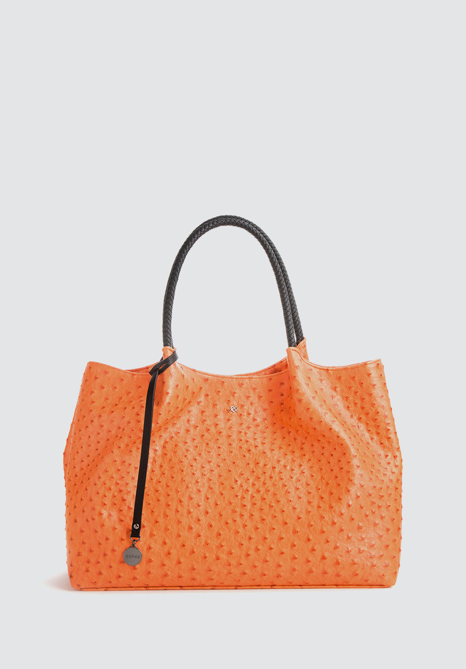 Naomi | Orange Vegan Leather Tote Bag