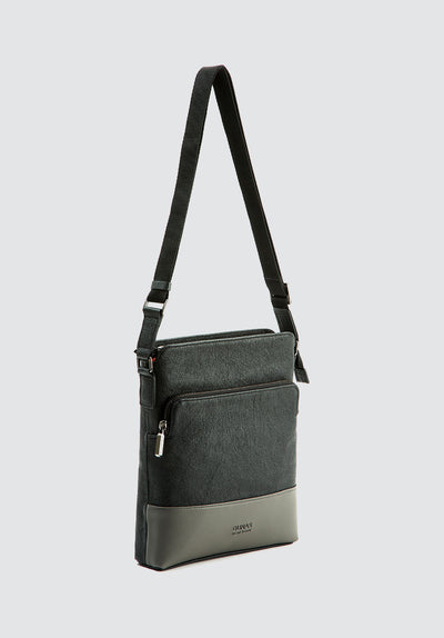 Tom | Grey Men's Vegan Sling Bag